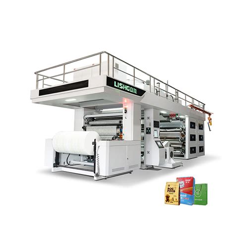 6 Color Film Flexo Printing Machine Ci Type Polythene Package Printing