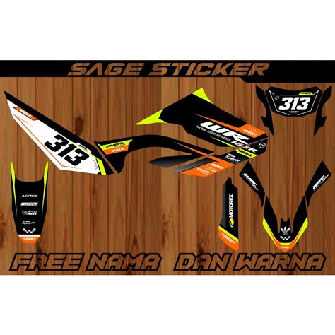 Jual STICKER DECAL FULL BODY CRF 150 L KLX WR GORDON BF