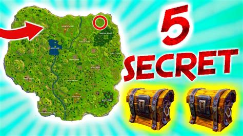 Fortnite Insane Secret Chest Spawn Best Loot Battle Royal Youtube