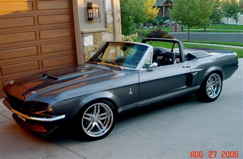 Tribute to the 67 Shelby convertible that wasn’t produced. Put in a 351 ...