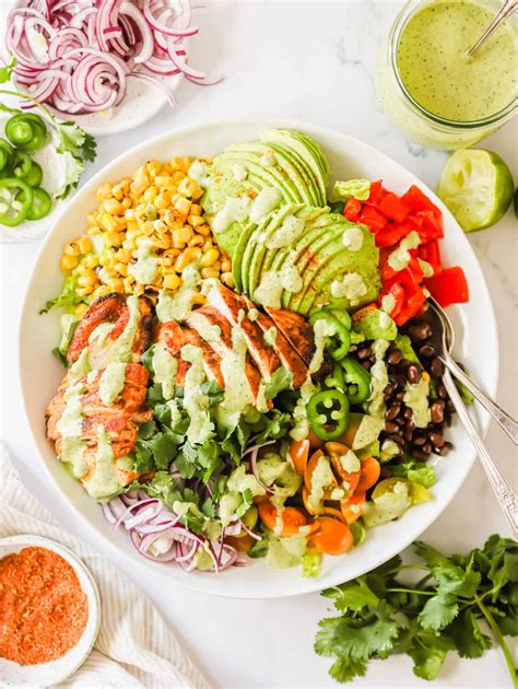 Easy Southwest Chicken Salad Lenas Kitchen