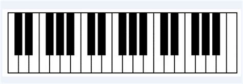 Teclado Del Piano Para Dibujar Imagui