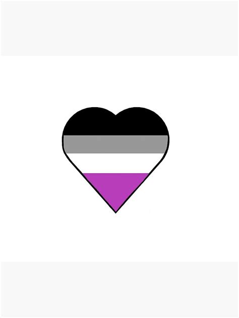 Asexual Heart Sticker For Sale By Treasurecove Redbubble