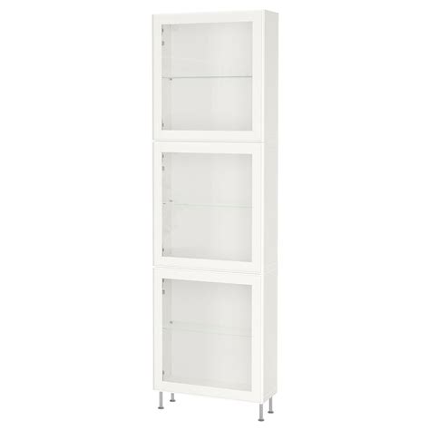IKEA - BESTÅ Storage combination w/glass doors, White/glassvik/stallarp ...