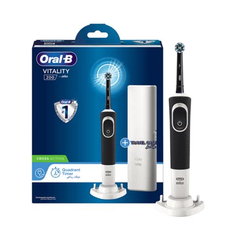 Buy Braun Oral B Vitality 200 Cross Action Rechargeable Black Electric