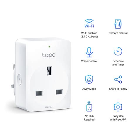 Tapo P100 4 Pack Mini Smart Wi Fi Socket TP Link United Kingdom