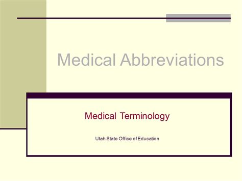 List Of Common Medical Abbreviations Acronyms Terms 44 Off