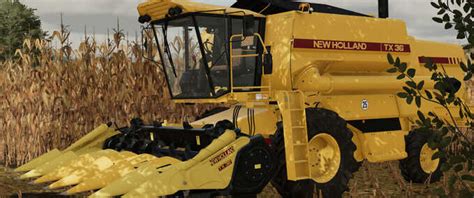 Fs New Holland Tx Corn Cutter V Combines Excavators Mod F R