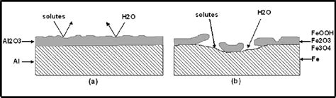 Schema Of The Growth Of Oxide Films On Aluminium And Iron A A Layer Download Scientific