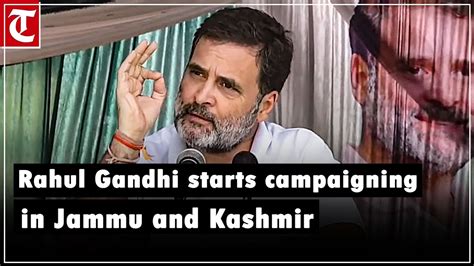 ‘india Bloc Will Ensure Restoration Of Statehood To Jammu And Kashmir’ Rahul Gandhi In Ramban