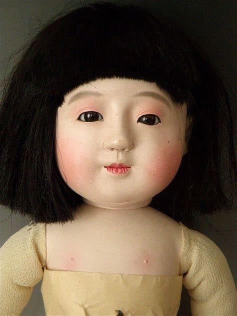 Ck23a1 Vintage Japanese Ichimatsu Gofun Girl Doll 1930 S Silk Kimono Kawaii Japanese Dolls