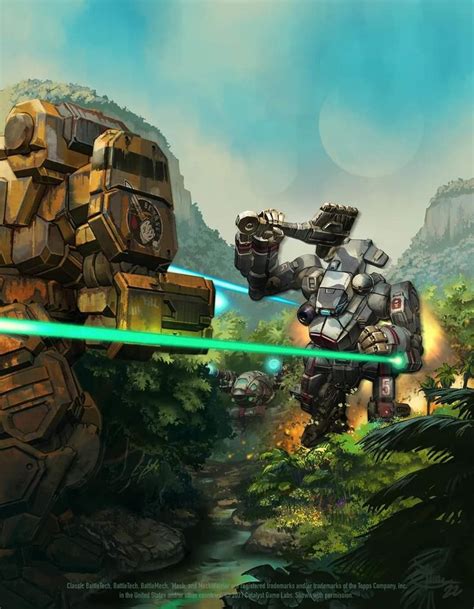 pin  battletech art