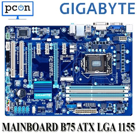 Jual Mobo Mainboard Motherboard B75 ATX Soket LGA 1155 Ddr3 Shopee