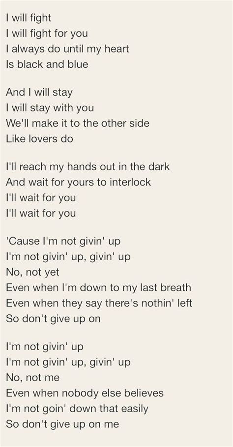 Andy Grammer Don T Give Up On Me Lyrics - LyricsWalls