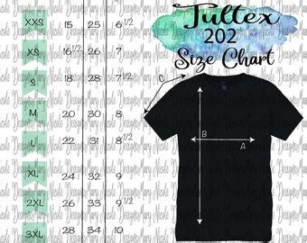 Tultex Size Chart Etsy