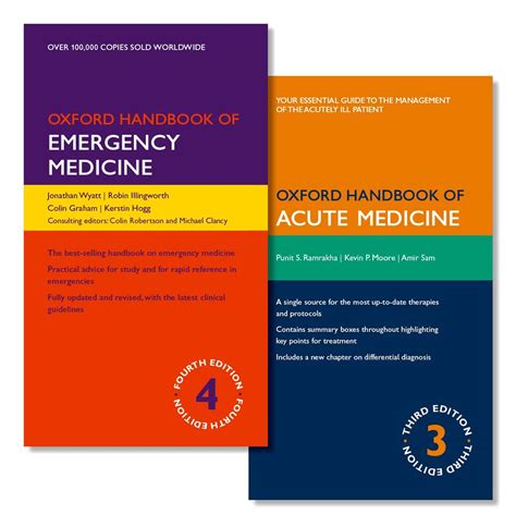 Buy Oxford Handbook Of Emergency Medicine And Oxford Handbook Of Acute