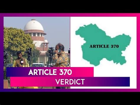 Supreme Court Upholds Abrogation Of Article Calls For Assembly