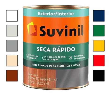 Tinta Esmalte Premium Seca R Pido Ml Brilhante Suvinil