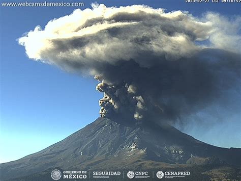 En Caso De Erupci N Del Popocat Petl Hasta D Nde Llegar A La Lava