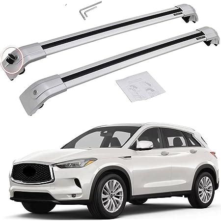 Amazon SNIXWOO Silver Lockable Roof Rack Cross Bars Fit For