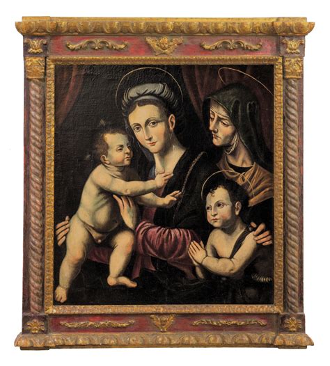 Vierge L Enfant St Jean Baptiste Et Sainte Anne Renaissance