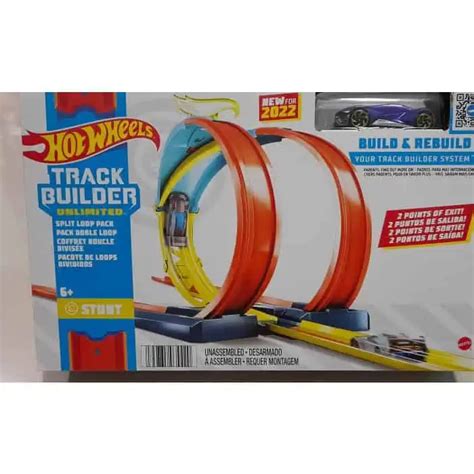 Hot Wheels Track Builder Pacote De Loops Divididos Universo Hot Wheels