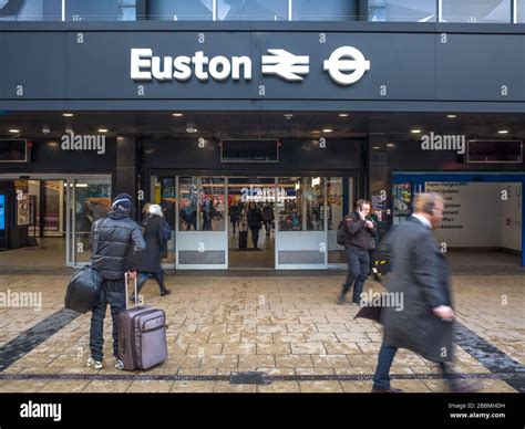 Euston Station. Large railway terminus connected to the National Rail Network and London ...