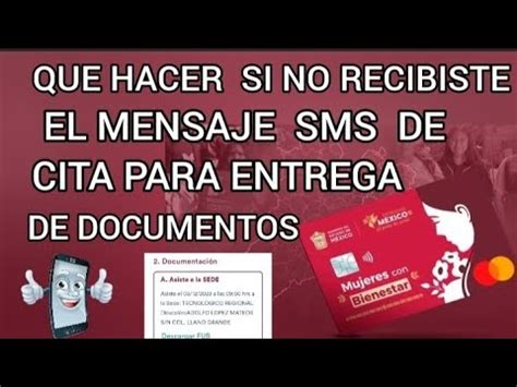 Qu Hacer Si No Recibiste El Mensaje Sms Para Entrega De Documentos