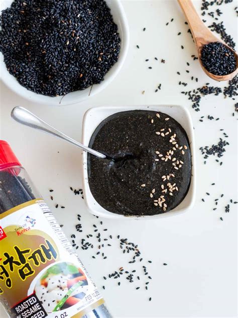 10 Minute Homemade Black Sesame Paste Healthy World Cuisine