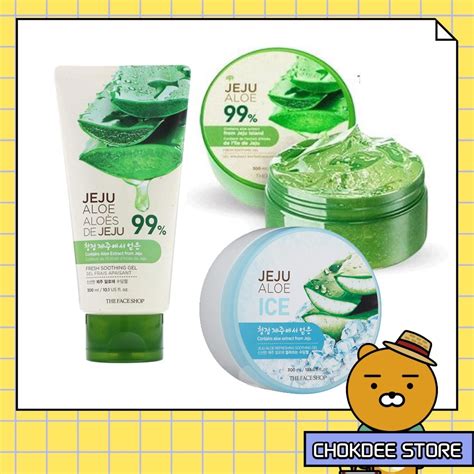 THE FACE SHOP Jeju Aloe Fresh Soothing Gel Jeju Aloe Ice Fresh