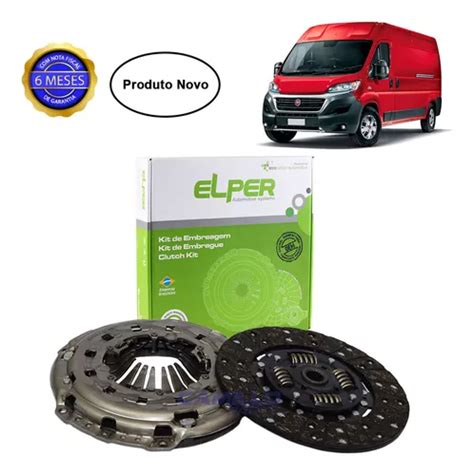 Kit Embreagem Plat E Disco Elper Fiat Ducato