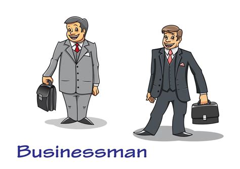 Cartoon Businessman Characters 11520715 Vector Art At Vecteezy