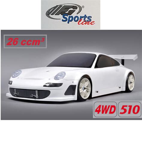 FG Modellsport 1 5 Sportsline 4WD 510 Chassis 26ccm³ Porsche 911 GT3 RSR