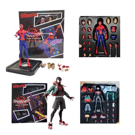 Into The Spiderverse Sv Action Spiderman Miles Morales Figure Shf