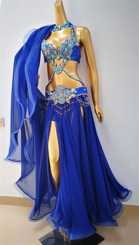 Blue Belly Dance Costumes