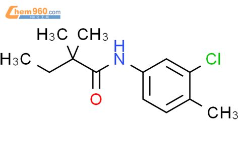 71267 84 0 N 3 Chloro 4 methyl phenyl 2 2 dimethyl butyramide化学式结构式