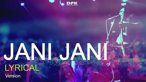 Jani Jani Nepali Lyrics Song Deepak Bajracharya Youtube