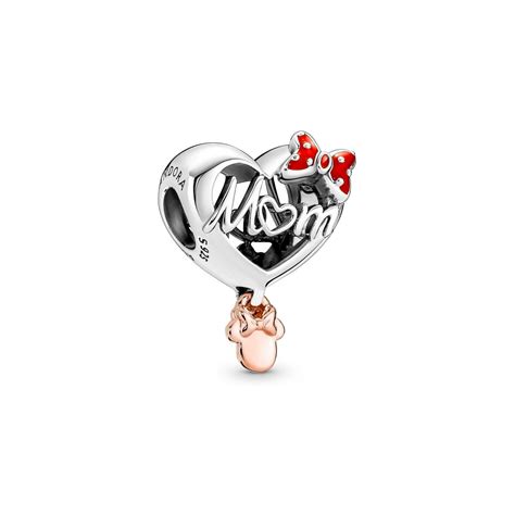 Achat Charm Disney X Pandora Cœur Maman Minnie en argent et métal doré