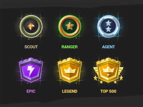 Fortnite Tracker Ranks Game Icon Design Game Logo Design Game Icon