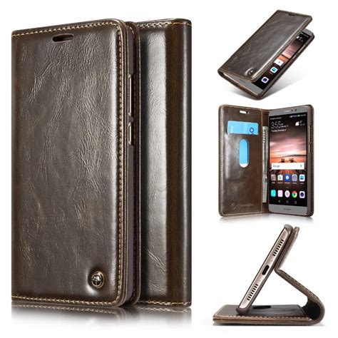 CaseMe Holder Stand Wallet Case For Huawei Mate 9 Magnetic Auto Flip ...