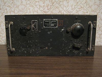 Vintage Wwii Military Signal Corps Us Army Transmitter Tuning Unit Tu