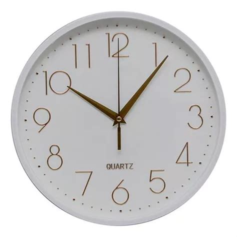 Reloj De Pared Grande Moderno Silencioso Minimalista Quartz