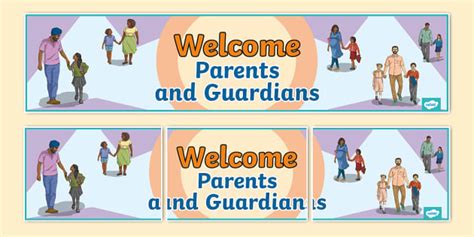 New Welcome Parents And Guardians Display Banner