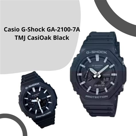 Readystock Casio G Shock Ga A Tmj Casioak Carbon Core Guard Black