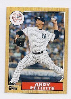 2012 Topps 1987 Topps Mini TM111 Andy Pettitte New York Yankees