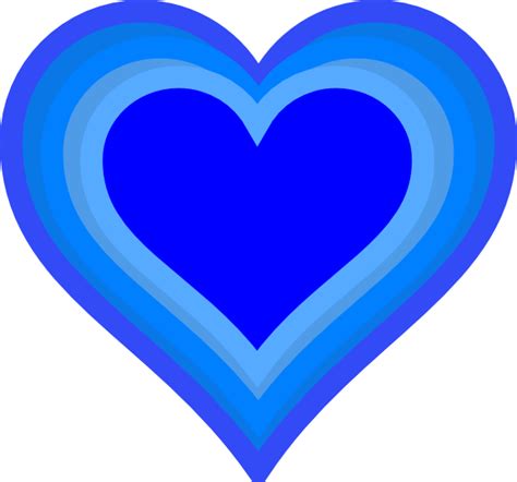 Blue Heart Clipart - ClipArt Best