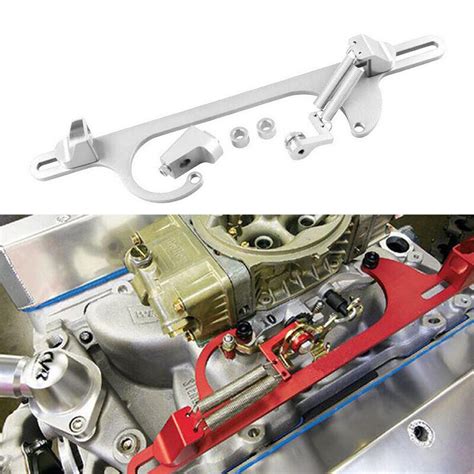 Aluminum Throttle Cable Carb Bracket For Holley 4150 4160 Carb 350 400 Sbc Ebay