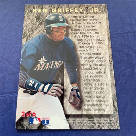 Fleer Ultra Power Plus Of Ken Griffey Jr Seattle