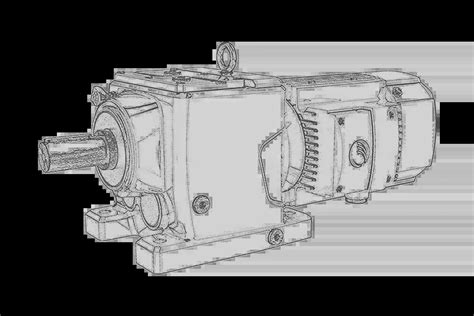 Aluminum Worm Reducerefficient Helical Geared Motorshaft Mounted