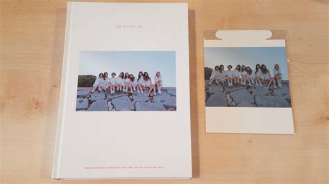 트와이스 Twice One In A Million 1st Photobook Unboxing Youtube